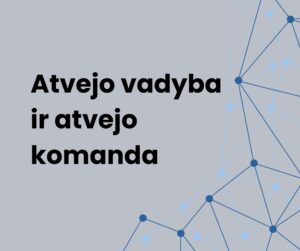 Pilkame fone užrašas: atvejo vadyba ir atvejo komanda